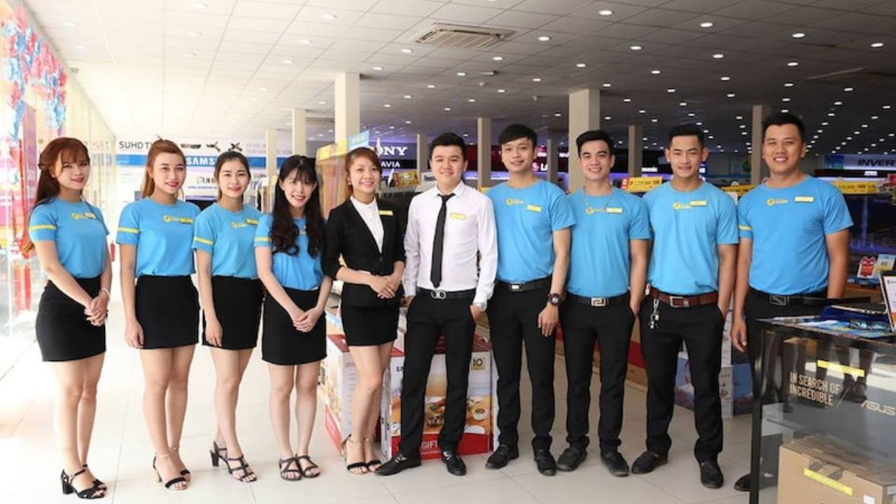 Đồng phục nhân viên giúp tăng tính nhận diện hiệu quả cho doanh nghiệp
