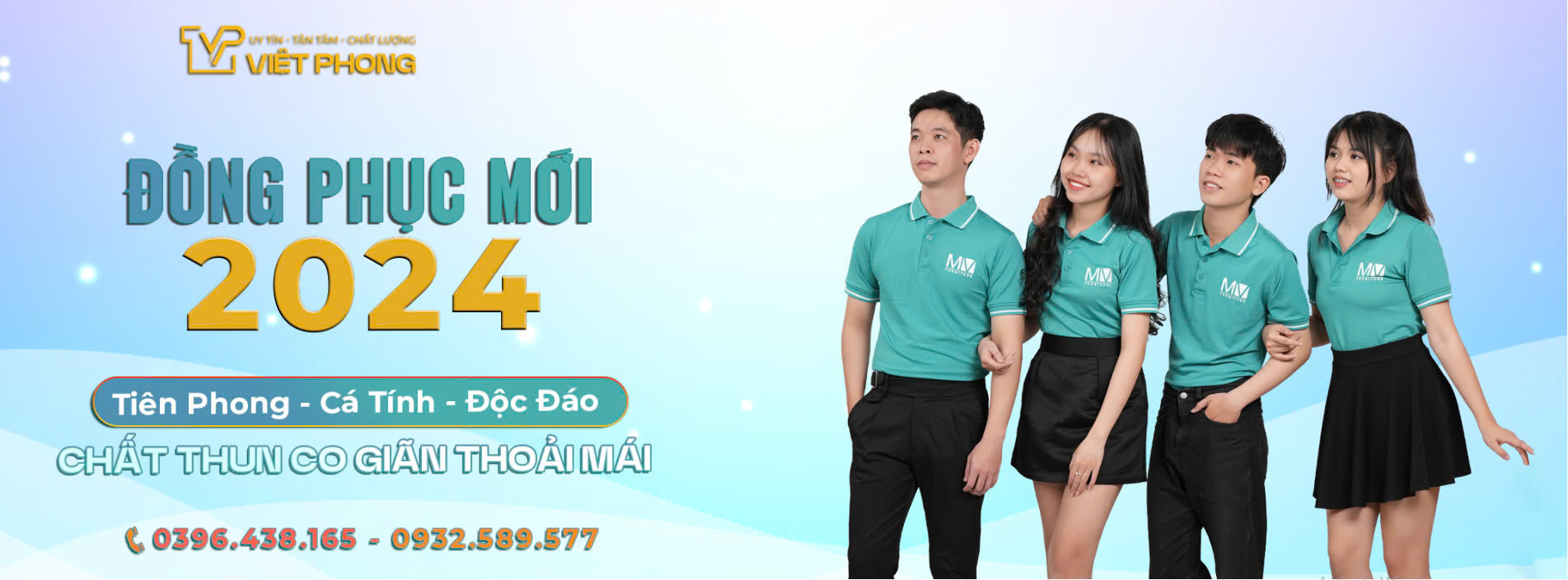 Đồng phục Việt Phong với hơn 10 năm kinh nghiệm làm việc, đã sản xuất hơn 1000 mẫu áo đồng phục trong nước và ngoài nước