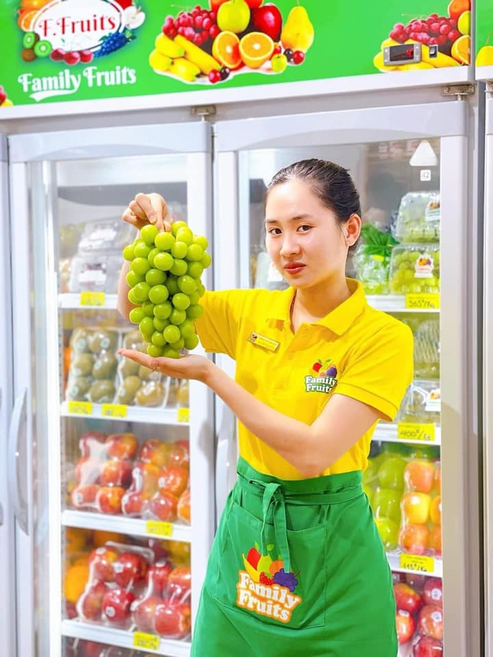 Tạp dề nửa thân dành cho shop trái cây